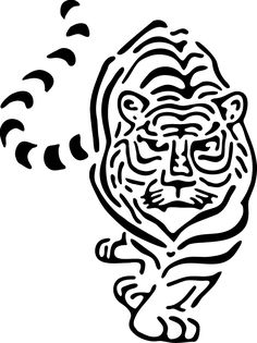 Lsu Tiger Drawing at GetDrawings | Free download