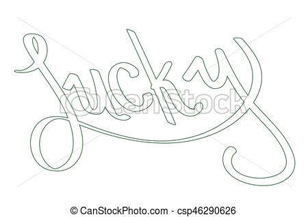 450x317 Lucky Vector Illustration