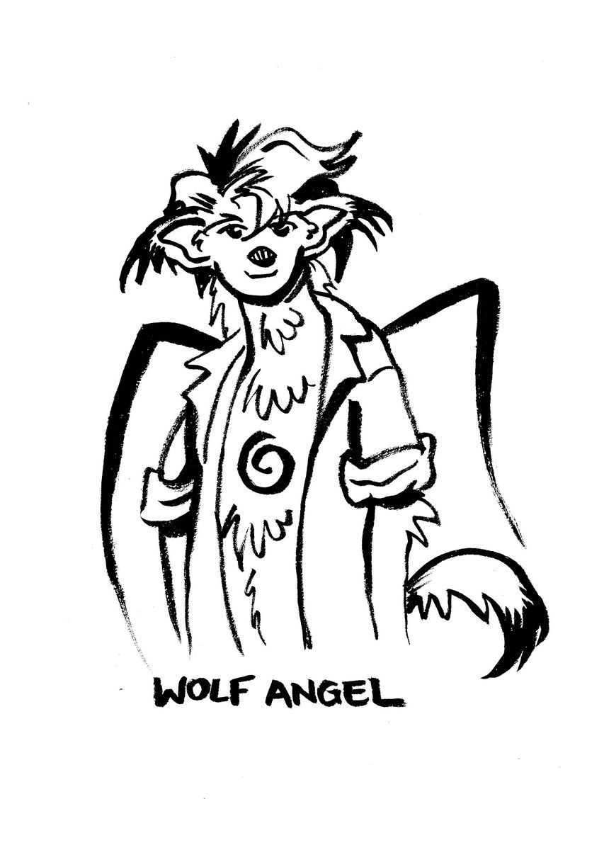 853x1200 Lucky Wolf Angel A Cartoonist In Kekionga