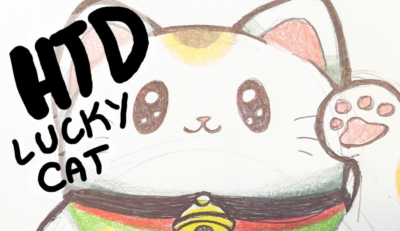 1280x740 How To Draw A Lucky Cat (Maneki Neko)
