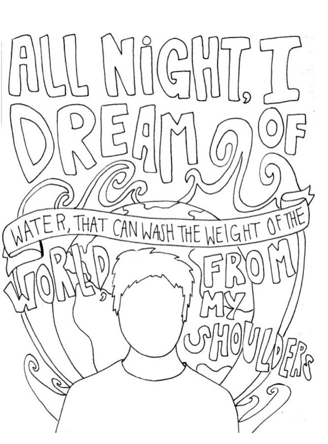 666x900 I Draw Band Lyrics Photo Art