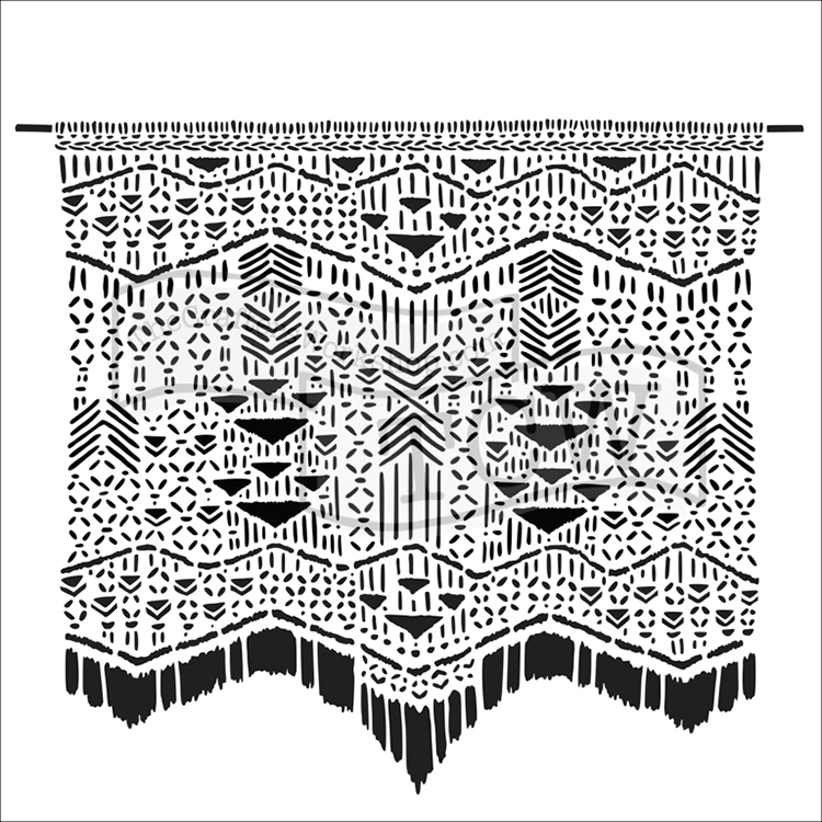 750x750 The Crafters Workshop Macrame 6x6 Doodling Templates