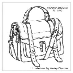 236x236 Handbag Purse Design Illustration Sketch Drawing Hand