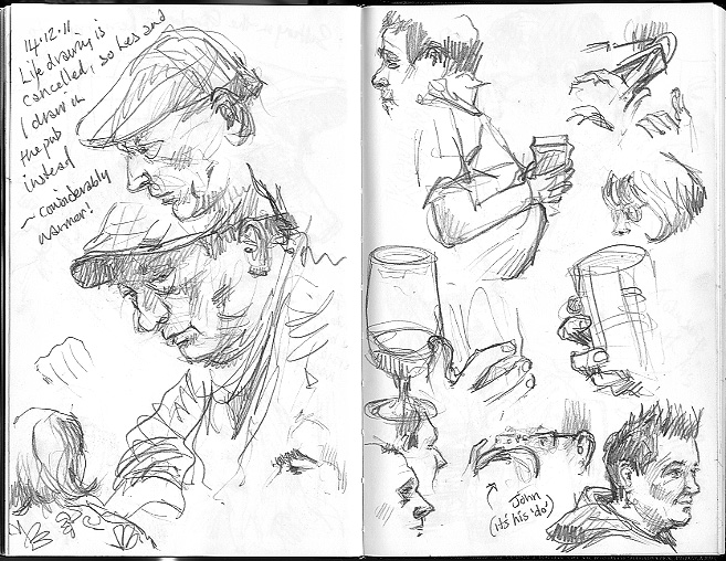 657x508 An Artist's Life For Me! Drawing People In The Pub