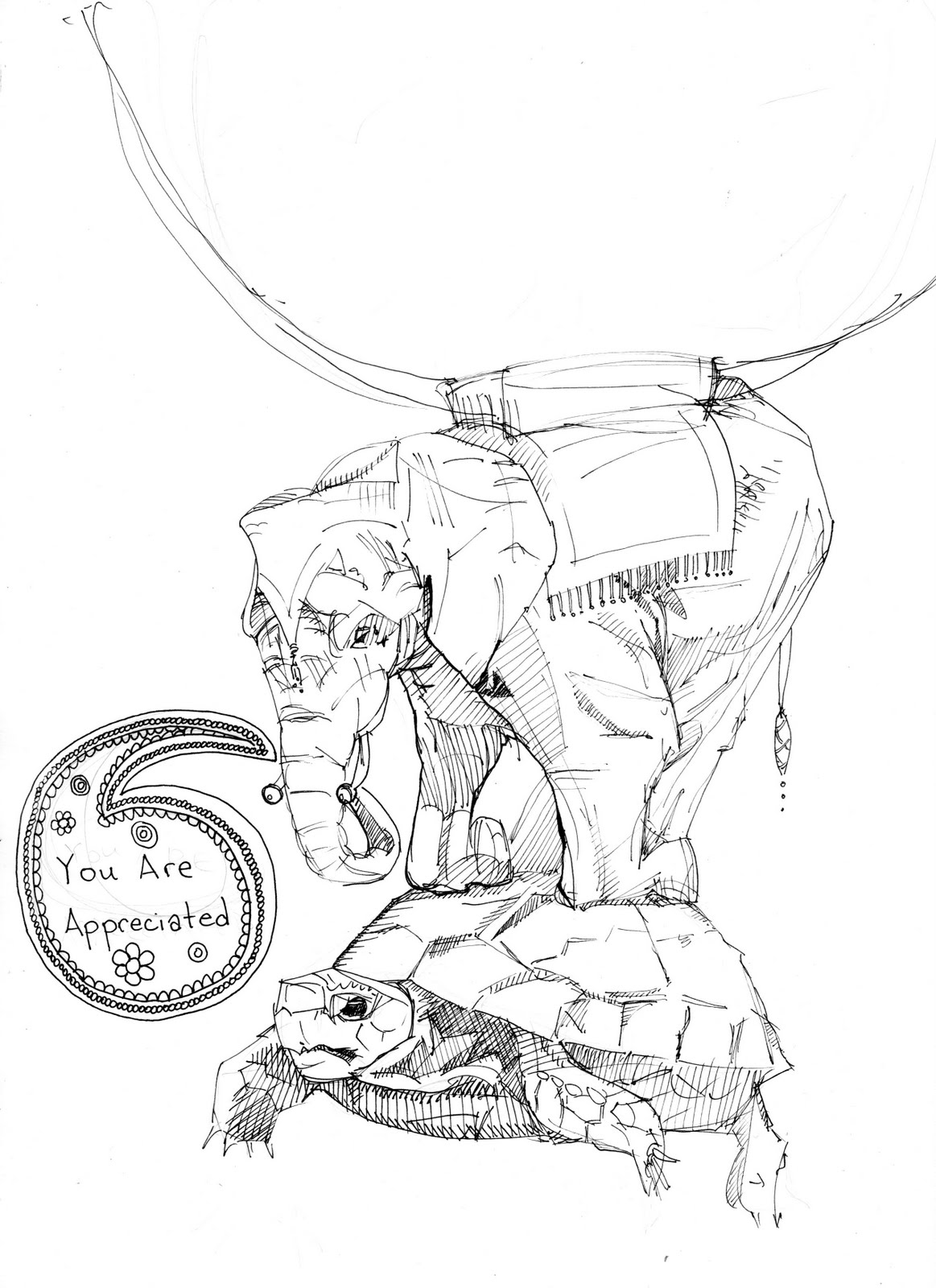 1163x1600 One Drawing A Day