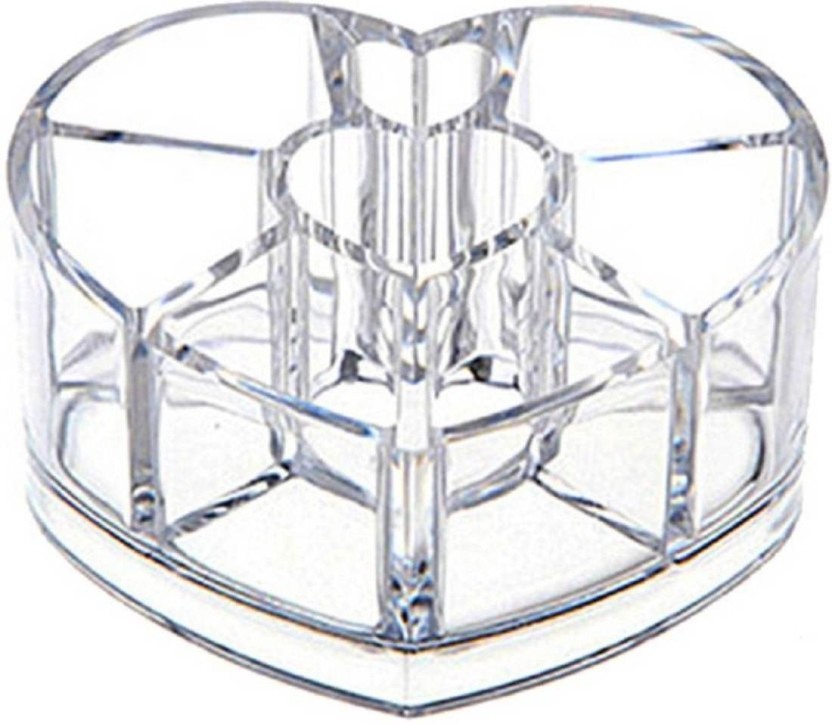 832x724 Vampg Cosmetic Organizer Makeup Case Heart Shaped Makeup Vanity Box