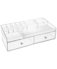 236x288 Acrylic 3 Drawers Jewelry Organizer Boxes With Gray Compartment