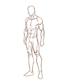 236x292 Male Drawing Template Cool Templates @ Www.template