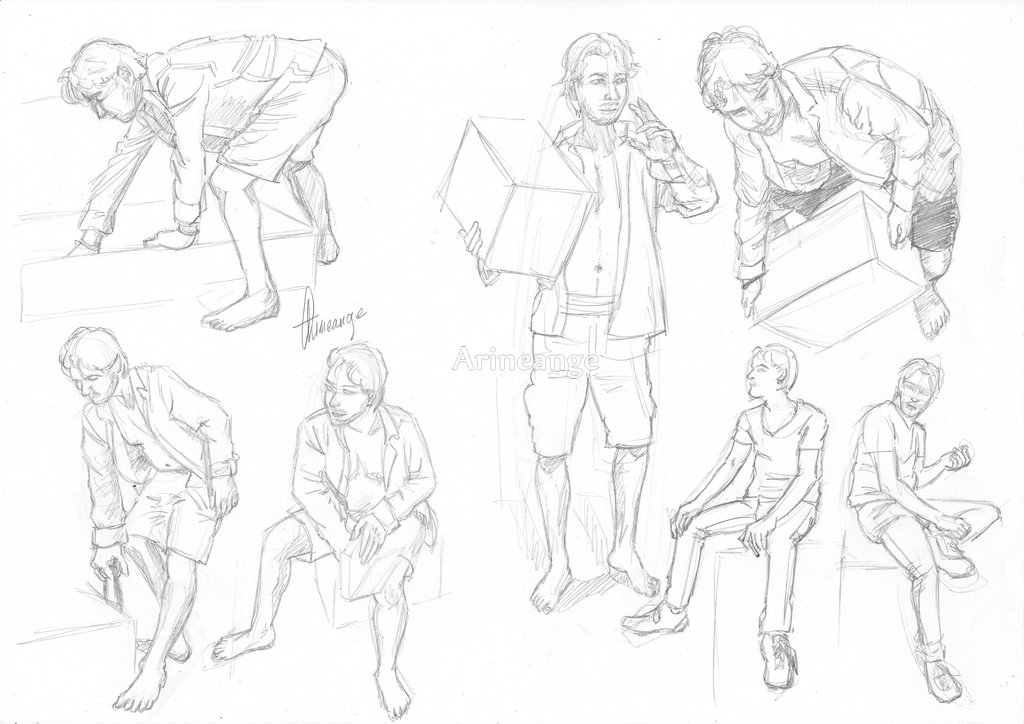 Male Figure Drawing Poses At GetDrawings | Free Download