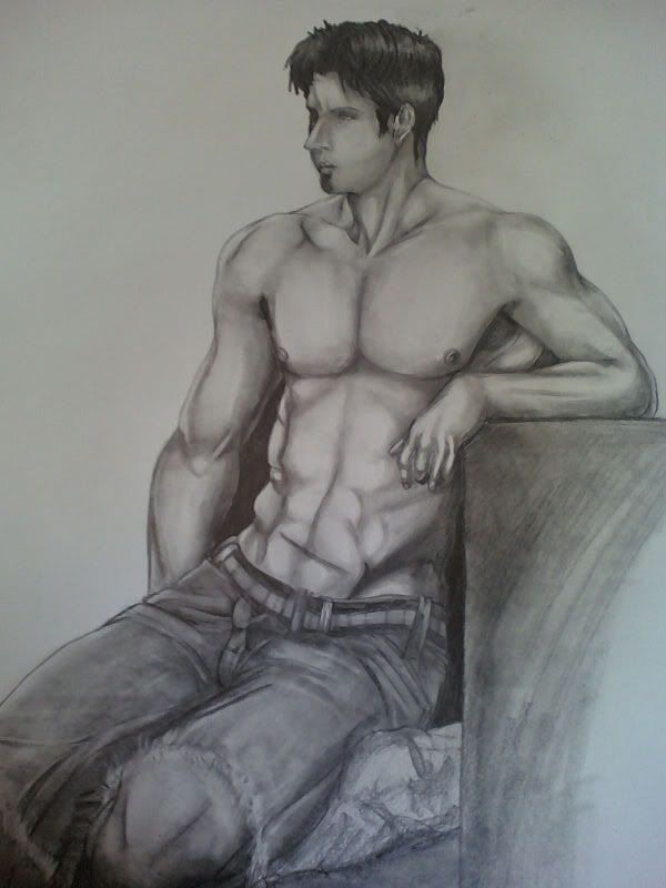 600x800 Figure Drawing Pose Life Drawing Male Model By Mink006
