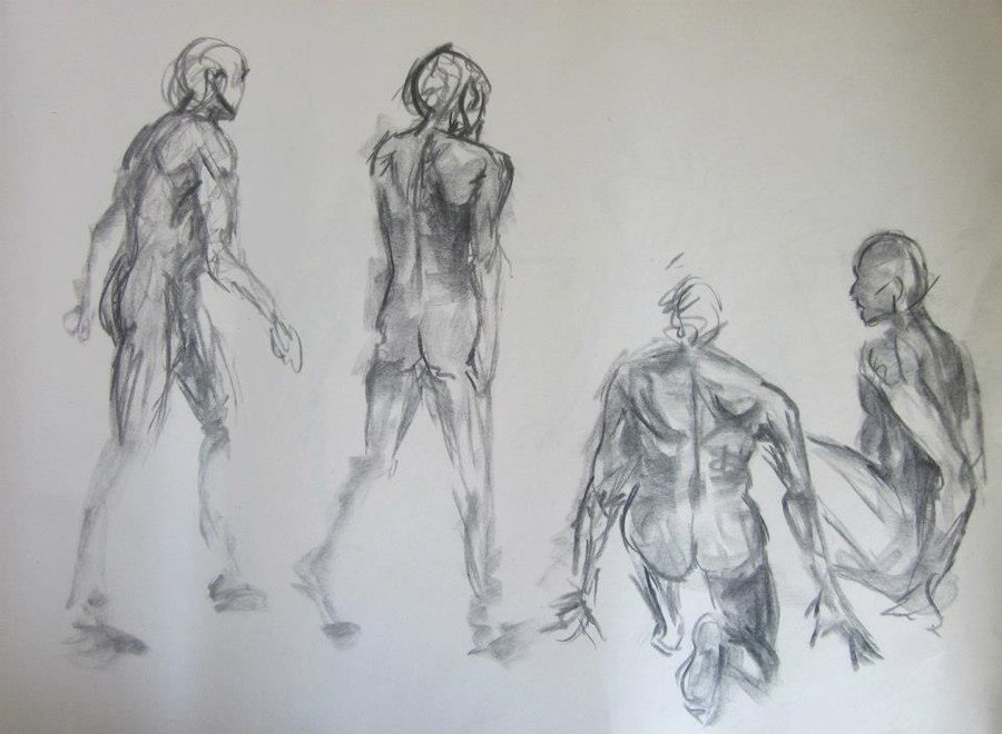 900x660 Gesture Figure Drawing Male 5 By Annathomas2012