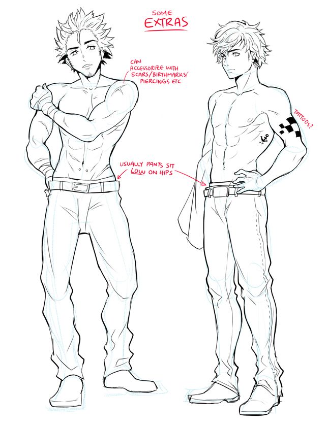643x843 Gallery Draw A Male Body Manga,