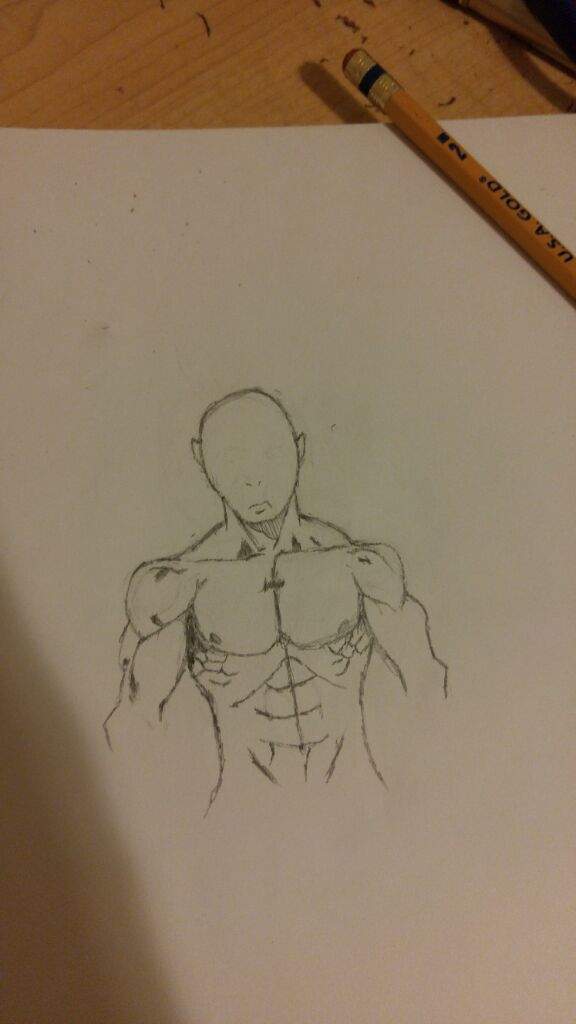 576x1024 My Fist Male Upper Body Drawing Art Amino