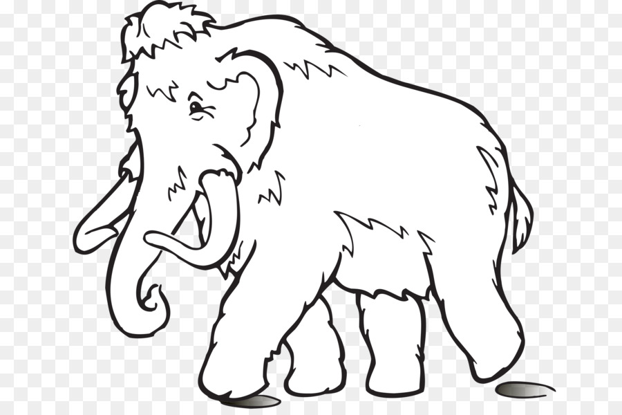 900x600 Woolly Mammoth Drawing Elephant Clip Art