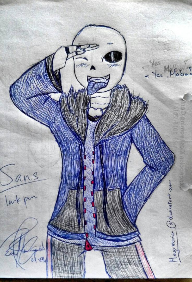 737x1083 Undertale Sans By Mayo Maniac