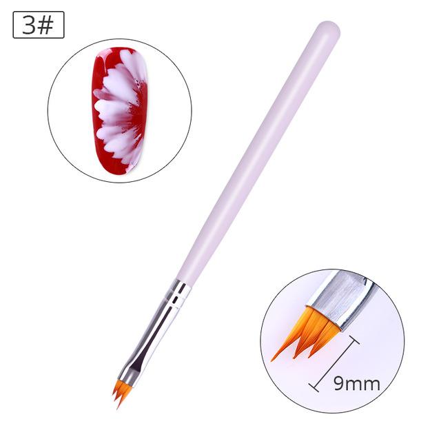640x640 Gradient Acrylic Painting Brush Uv Gel Flower Drawing Pen Purple