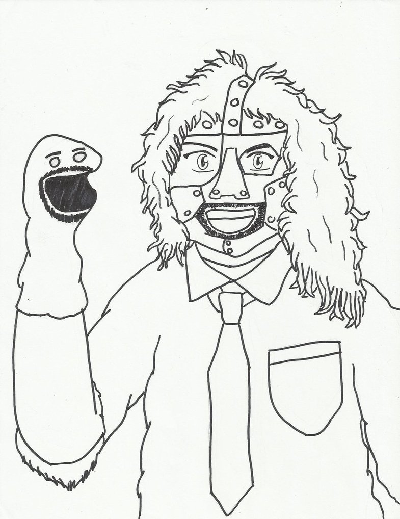 785x1018 Mankind (Mick Foley) By Detectivemask