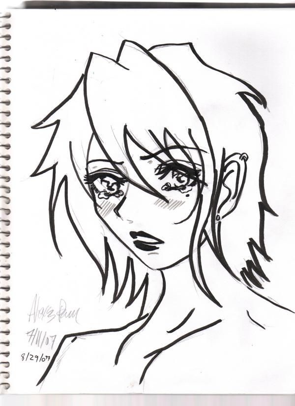 600x824 Anime Girl By Protector Of Mankind