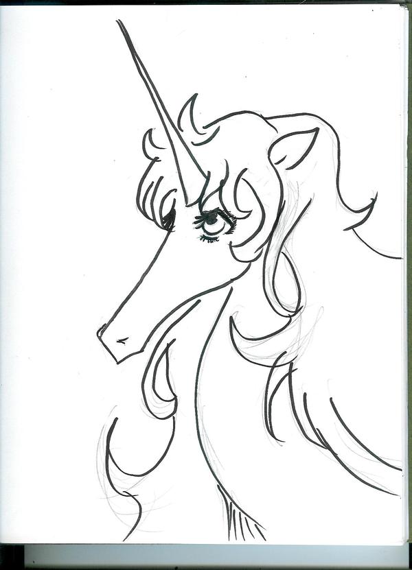 600x831 Anime Style Unicorn By Protector Of Mankind