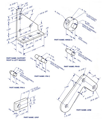 337x400 Prin 617 Working Drawings (Manufacturing Drawings)