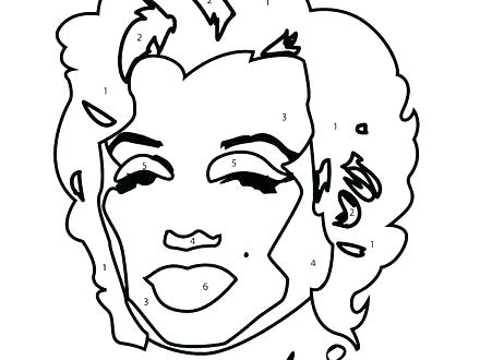 440x330 Marilyn Monroe Coloring Pages Gangster Coloring Pages Coloring
