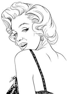 236x330 Printable Marilyn Monroe Coloring Pages