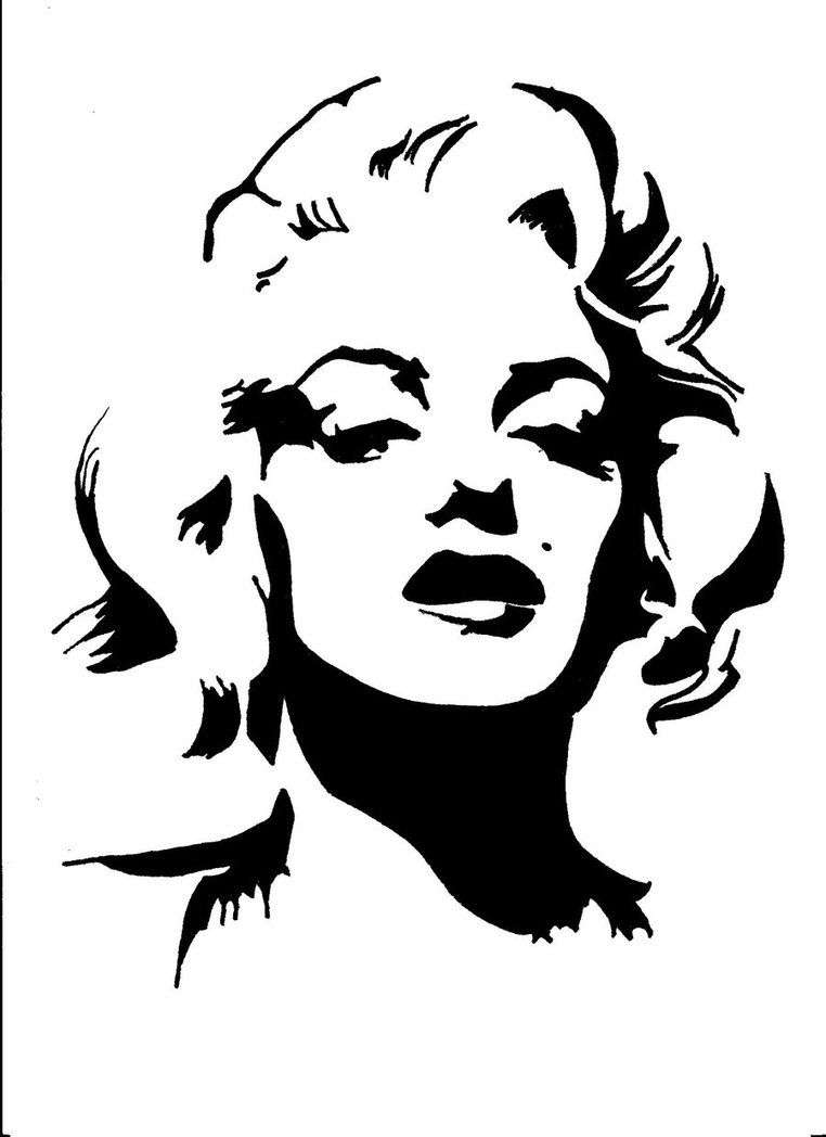 Marilyn Monroe Drawing Outline at GetDrawings | Free download