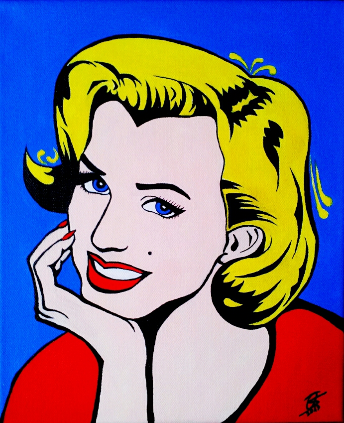 691x849 Marilyn Monroe Pop Art By Olilolly11
