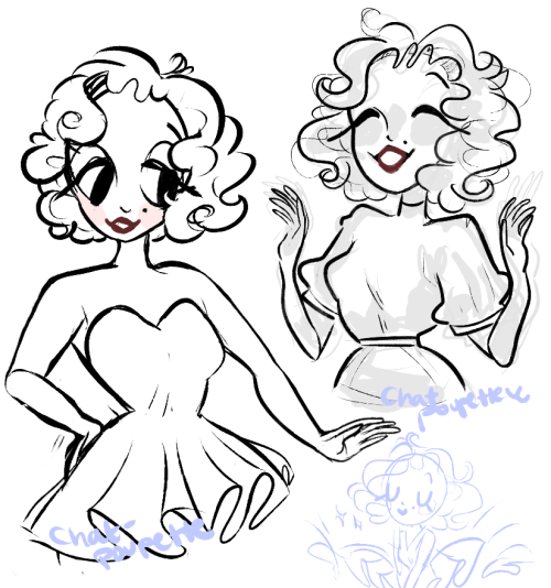 500x534 Artist Draws Marilyn Monroe Tumblr