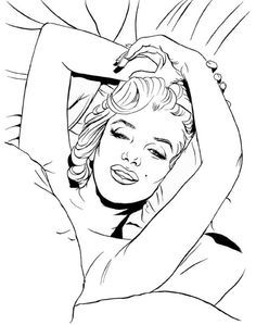 236x299 Free Printable Fantasy Pinup Girl Coloring Pages