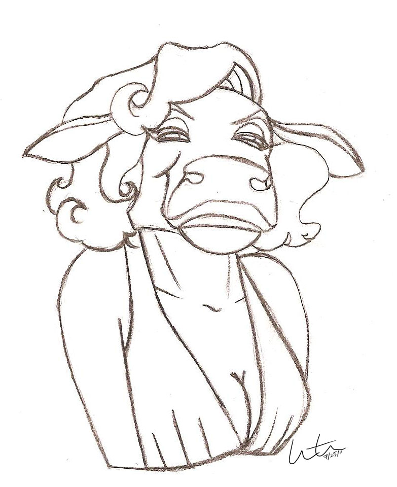 783x960 Marilyn Monroe Cow Tattoo By Rainyia