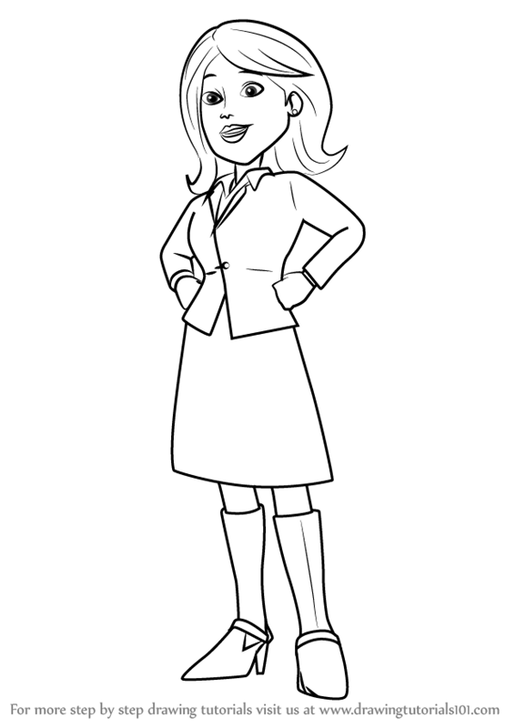 567x800 Learn How To Draw Mayor Madison From Bob Builder 2015 (Bob