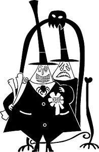 196x300 Nightmare Before Christmas Mayor, Jack Skellington Car Decal Vinyl