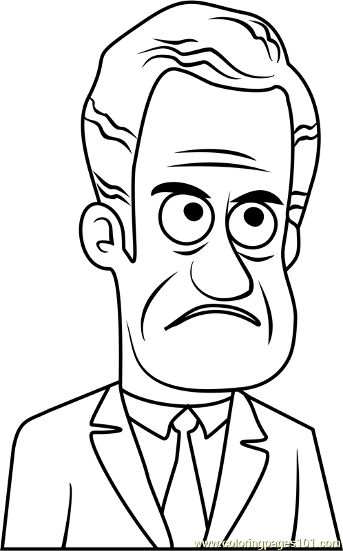 498x800 Pound Puppies Mayor Coloring Page