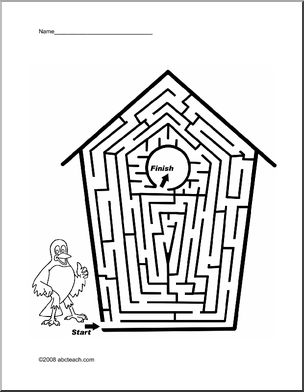 304x392 Free Birdhouse Drawings