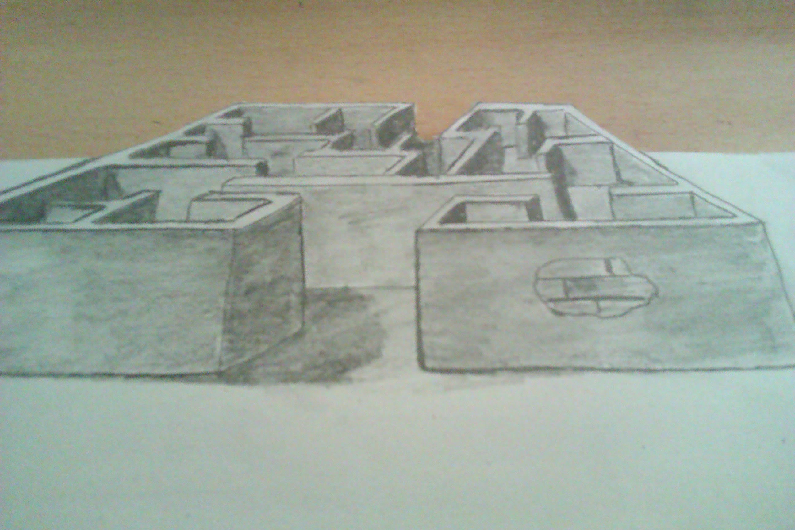 2592x1728 Drawing A Maze 3d