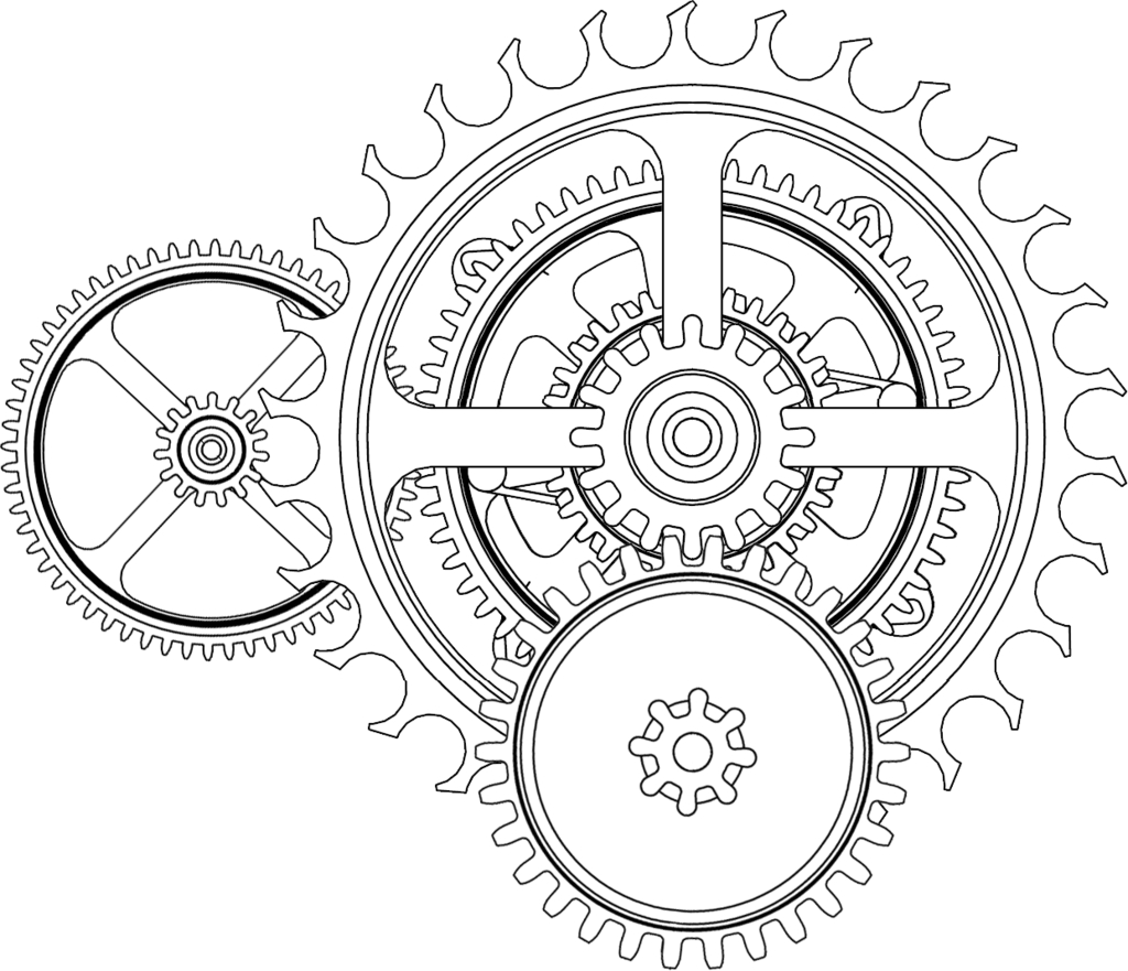 1024x881 Drawn Gears Steampunk Art