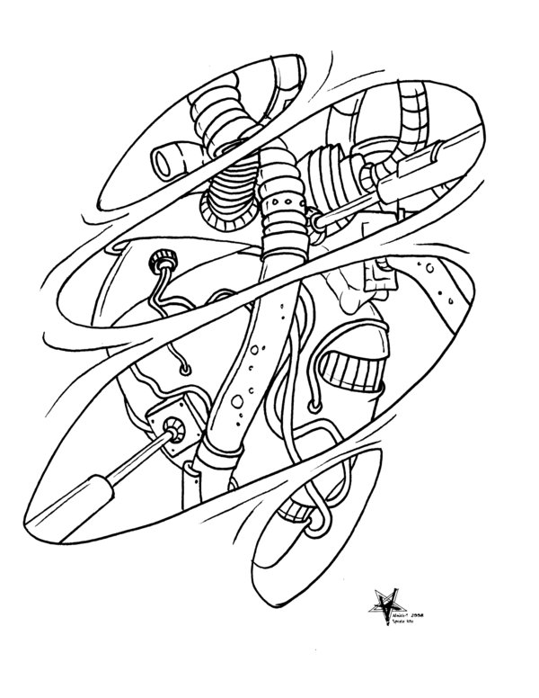 600x776 Biomechanical Heart By Almigh T