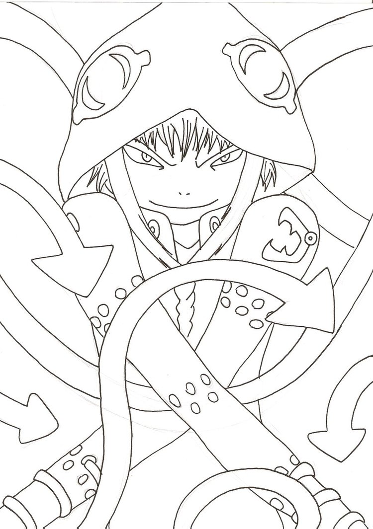 750x1065 Medusa Lineart By Mew Aqua
