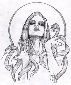 236x280 Medusa Snakes Tattoo Drawing On Instagram Tattoos