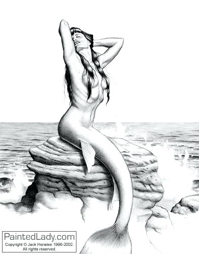 393x500 Gallery Mermaid Drawing Tumblr,