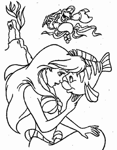 374x480 Princess Ariel Little Mermaid Coloring Pages Ariel The Little