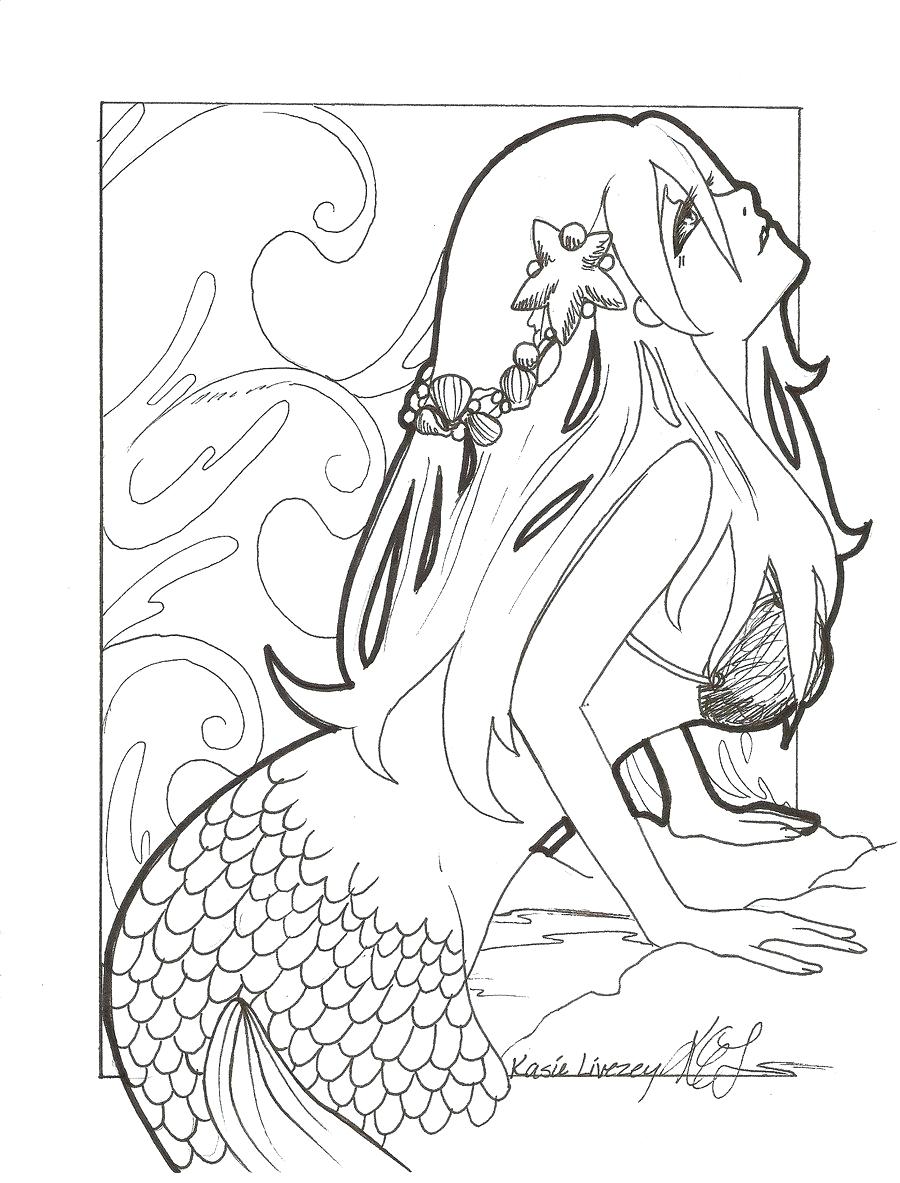 900x1183 Surprising Inspiration Coloring Pages Draw Mermaids Click