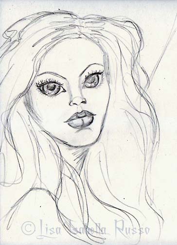 364x504 The Fine Art And Ramblings Of Lisa Isabella Russo Mermaid Big Eye