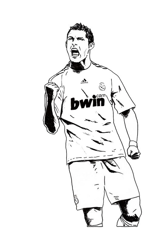 540x757 Messi Vs Ronaldo Coloring Pages Unique Lionel Messi Drawing