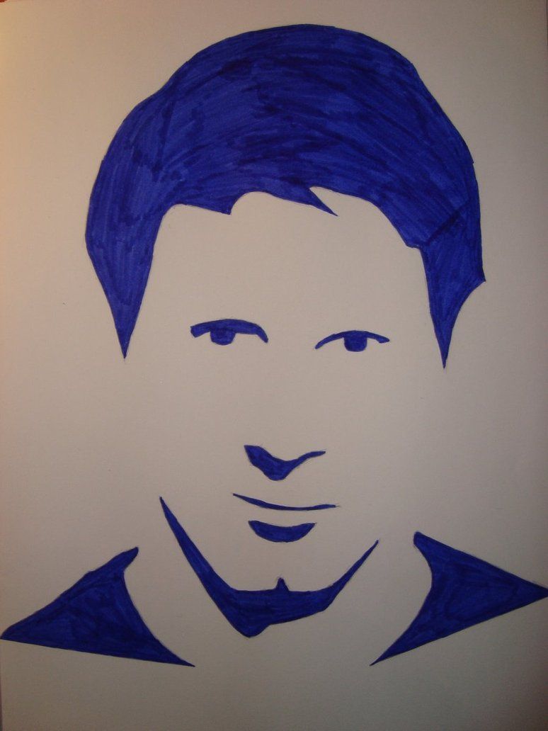 774x1032 Lionel Messi Silhouette Portrait By Only1tosse Drawing