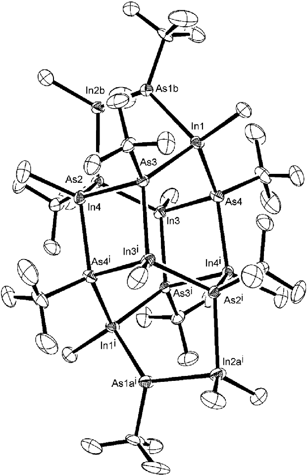 620x959 Ray Crystal Structure Of The Indium Arsenide Cluster Isolated