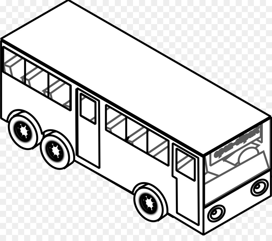 900x800 Airport Bus School Bus Black And White Clip Art