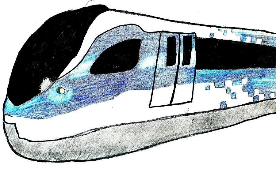 900x552 Dubai Metro Drawing By Yousif Mohamed