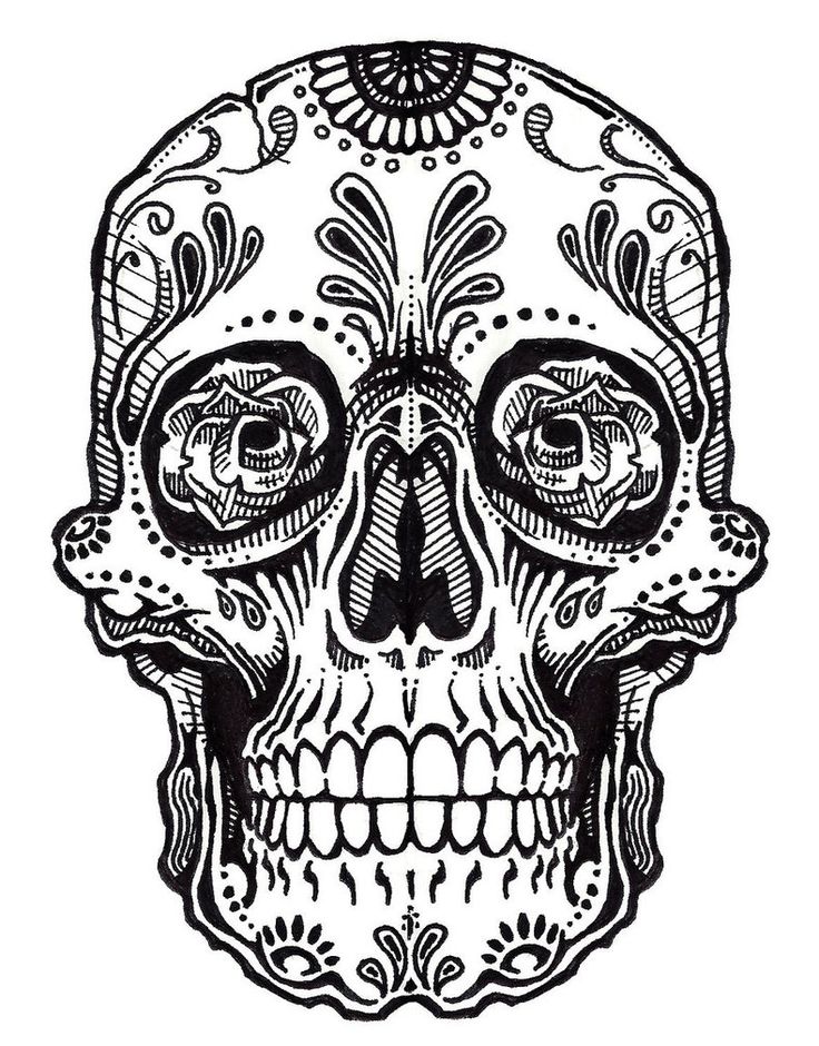 736x940 Collection Of Mexican Skeleton Drawing High Quality, Free